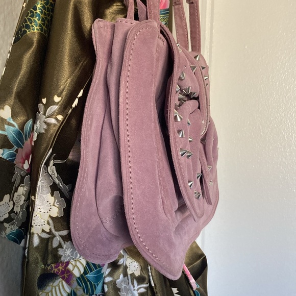 3.1 Phillip Lim Lavender Genuine Suede Studded Handbag - Picture 3 of 15